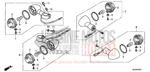 BLINKER (VT750C2S/S) VT750C2SD de 2013
